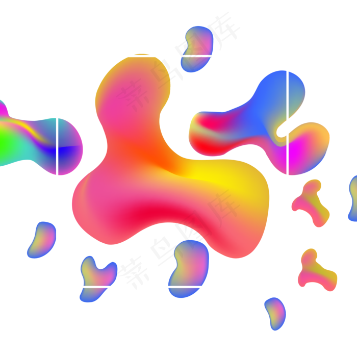 618彩色流体渐变618炫彩流(2000X2000(DPI:300))psd模版下载
