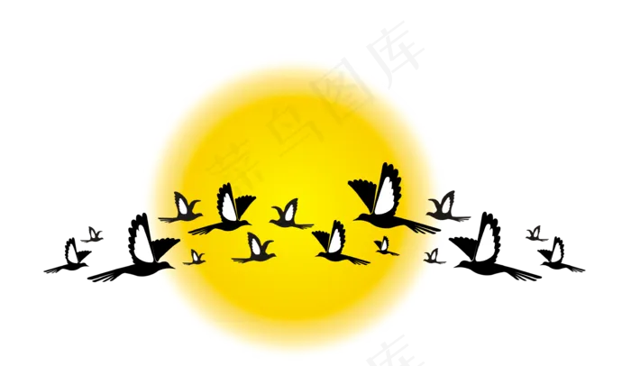 七夕节月圆鹊桥,免抠元素
