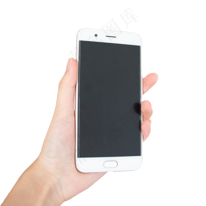 手拿手机,免抠元素
