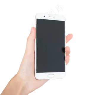手拿手机,免抠元素