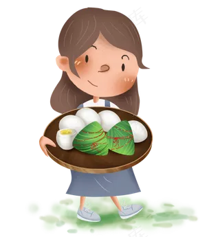 端午节美食和儿童