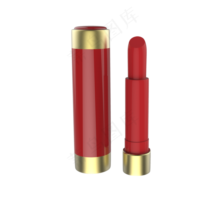 仿真口红免抠素材