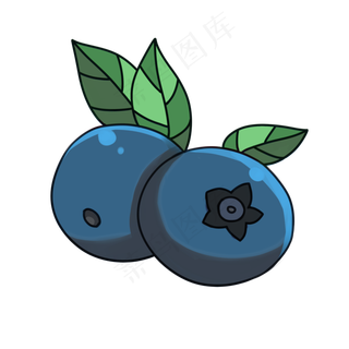 新鲜有机水果蓝莓