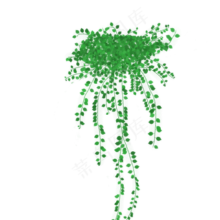 绿藤藤蔓装饰春天,免抠元素