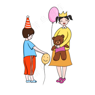 六一儿童节小朋友免扣