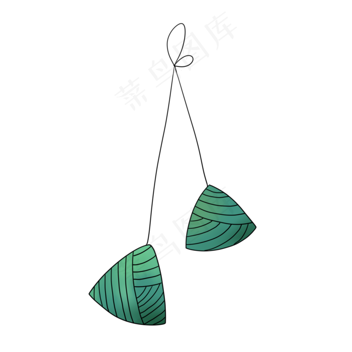 端午节粽子装饰(2000X2000(DPI:350))psd模版下载