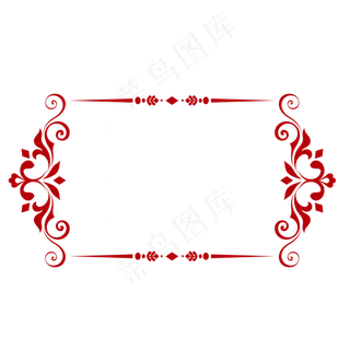 正方形红色边框