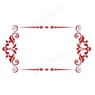 正方形红色边框