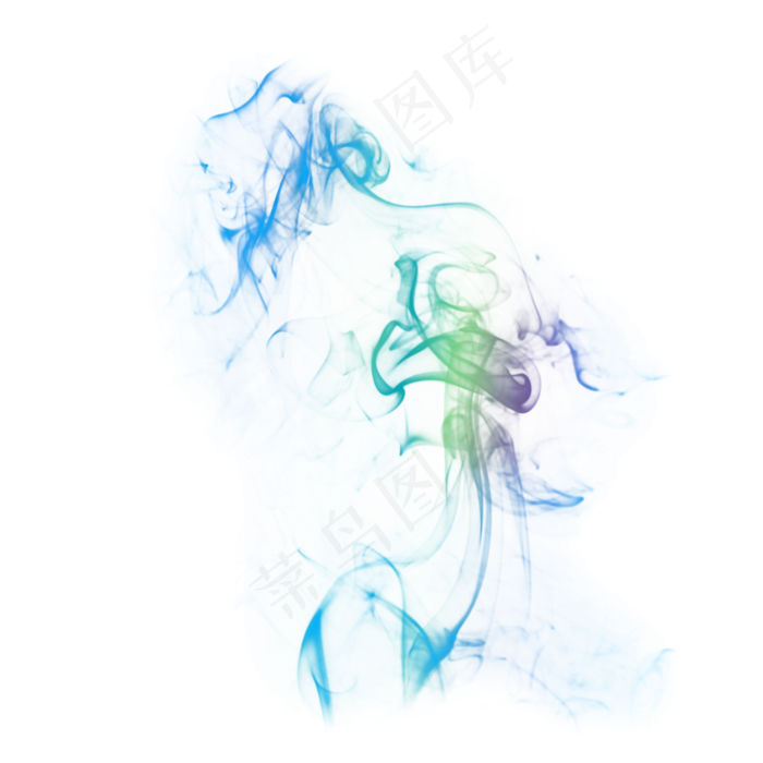 彩色烟雾青烟蒸腾免抠团雾蒸汽(2000*2000px 300 dpi )psd模版下载