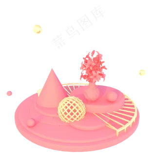 时尚舞台粉色系插图