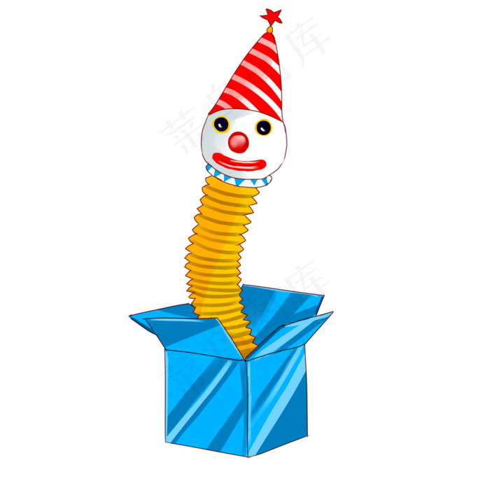 小丑愚人节道具弹簧怪箱子血液惊