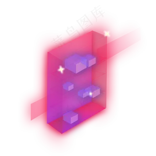 货物架科技光感透气叠加矢量免抠