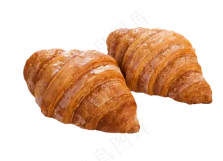 牛角包两个牛角包,免抠元素