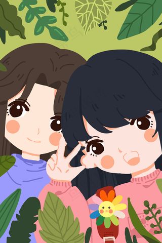 春季节假出游日自拍可爱