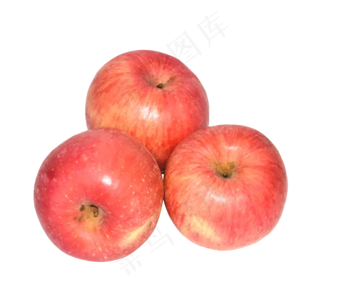 三个新鲜的红红苹果(3200*2754px)psd模版下载
