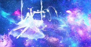 唯美梦想光芒夜空星座