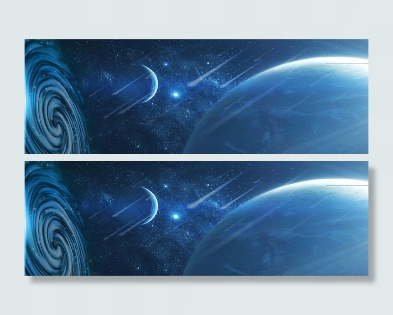 蓝色星球科技背景模板