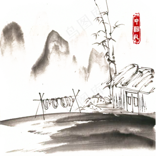 中国风水墨山水