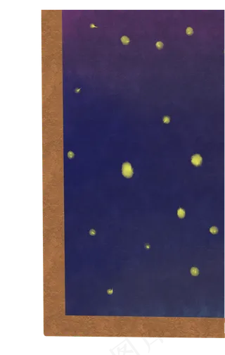 手绘卡通窗户免扣元素