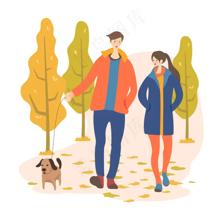 一对年轻夫妇一起走在矢量图上。浪漫的约会。男朋友和女朋友徒步旅行。恋爱中的人。极简轮廓插图eps,ai矢量模版下载