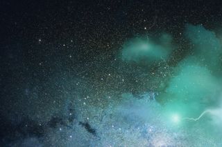 多彩抽象宇宙带纹理的背景