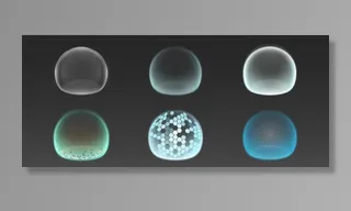 气泡罩，保护力场