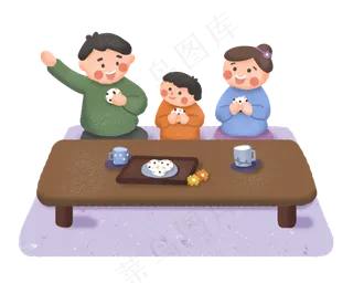 重阳节与父母一起度过吃重阳糕