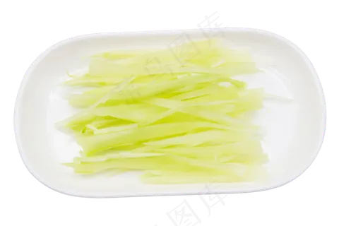 绿色切丝莴笋丝 绿色切丝莴笋丝