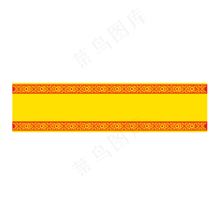 中国风黄色节日边框(2000X2000(DPI:300))ai矢量模版下载