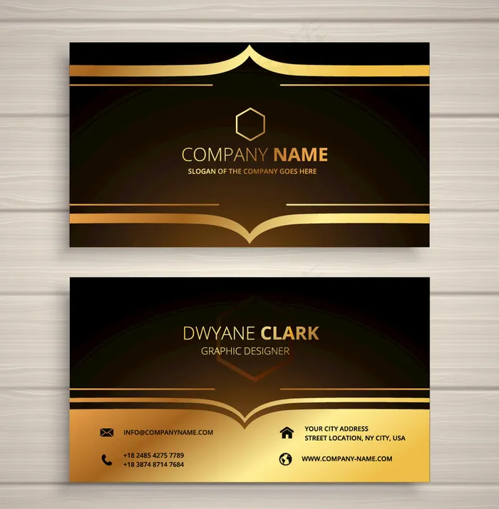 大气时尚创意名片设计模板eps,ai矢量模版下载