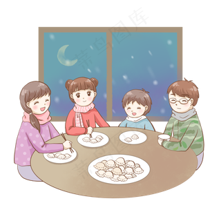 24节气立冬节气套图