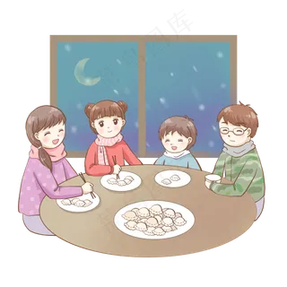 24节气立冬节气套图