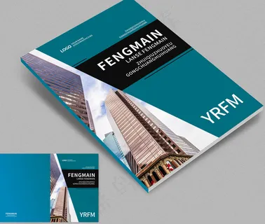 大气创意画册封面设计模板