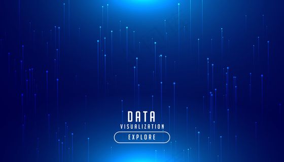 科技大数据数字蓝光背景