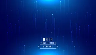 科技大数据数字蓝光背景