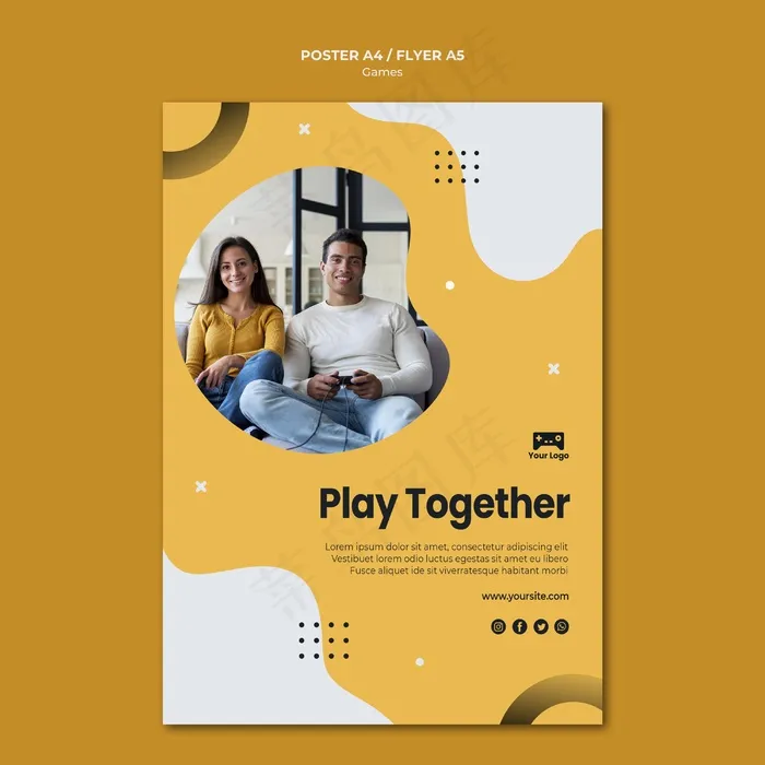 游戏海报模板主题