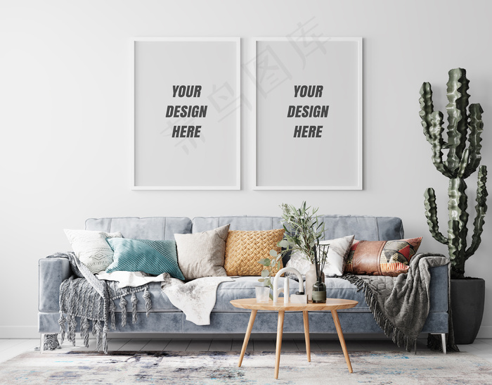 室内客厅框架模型样机