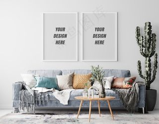 室内客厅框架模型样机