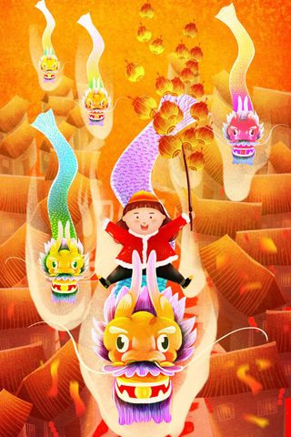 新年春节过节新春大吉