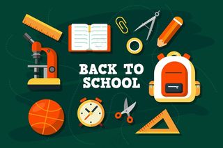 黑板回到学校背景