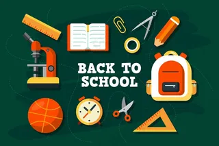 黑板回到学校背景