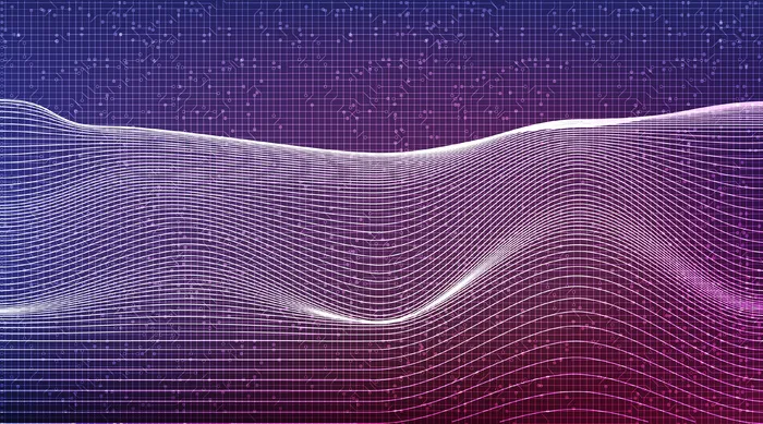动态技术背景下的数字声波eps,ai矢量模版下载