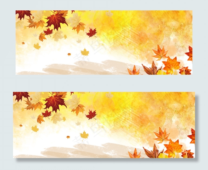 秋分二十四气节简约海报