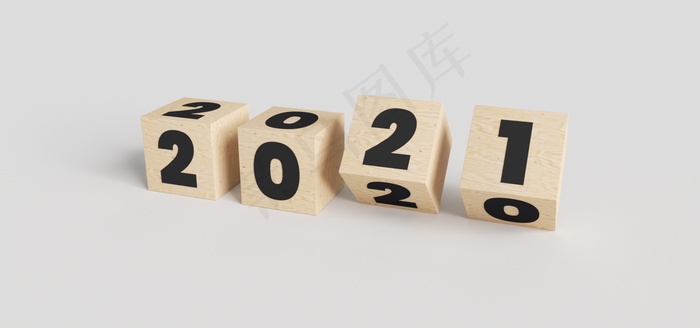 C4D创意2021数字背景