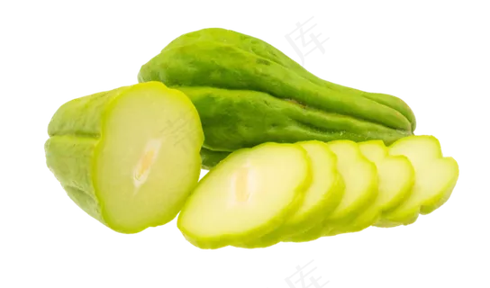 切片的绿色青瓜