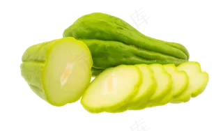 切片的绿色青瓜