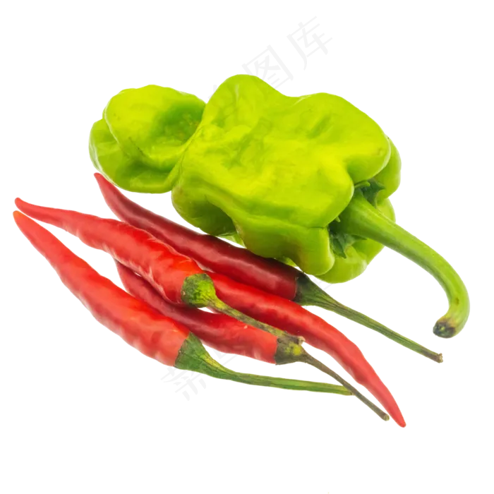 红绿色蔬菜辣椒(3000*3000px 300 dpi )