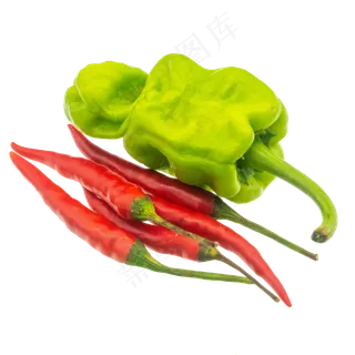 红绿色蔬菜辣椒
