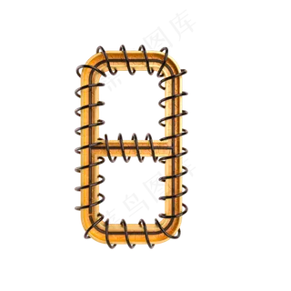 黑金倒计时周年庆数字8