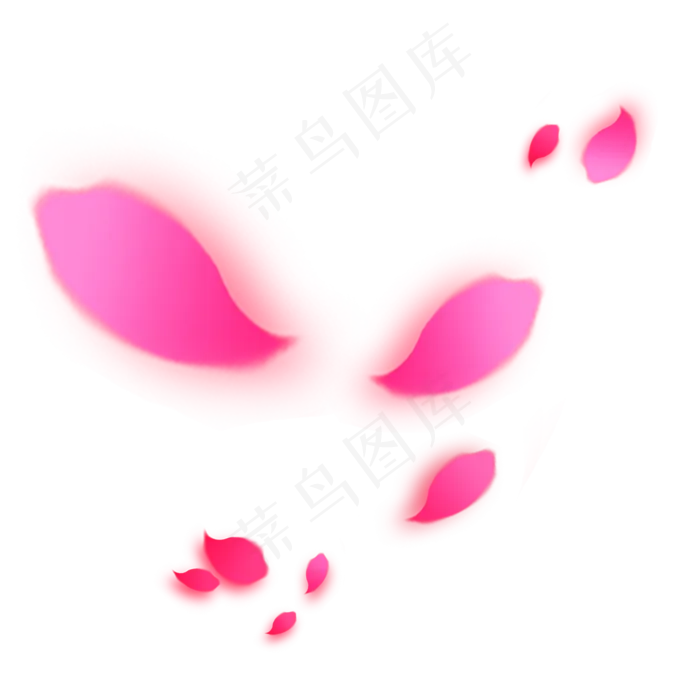 玫瑰花瓣漂浮(2000X2000(DPI:300))psd模版下载